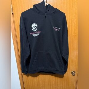 Civil regime Black Graphic Hoodie for Men